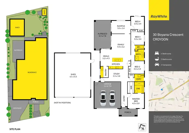 Floorplan of Homely house listing, 30 Boyana Crescent, Croydon VIC 3136
