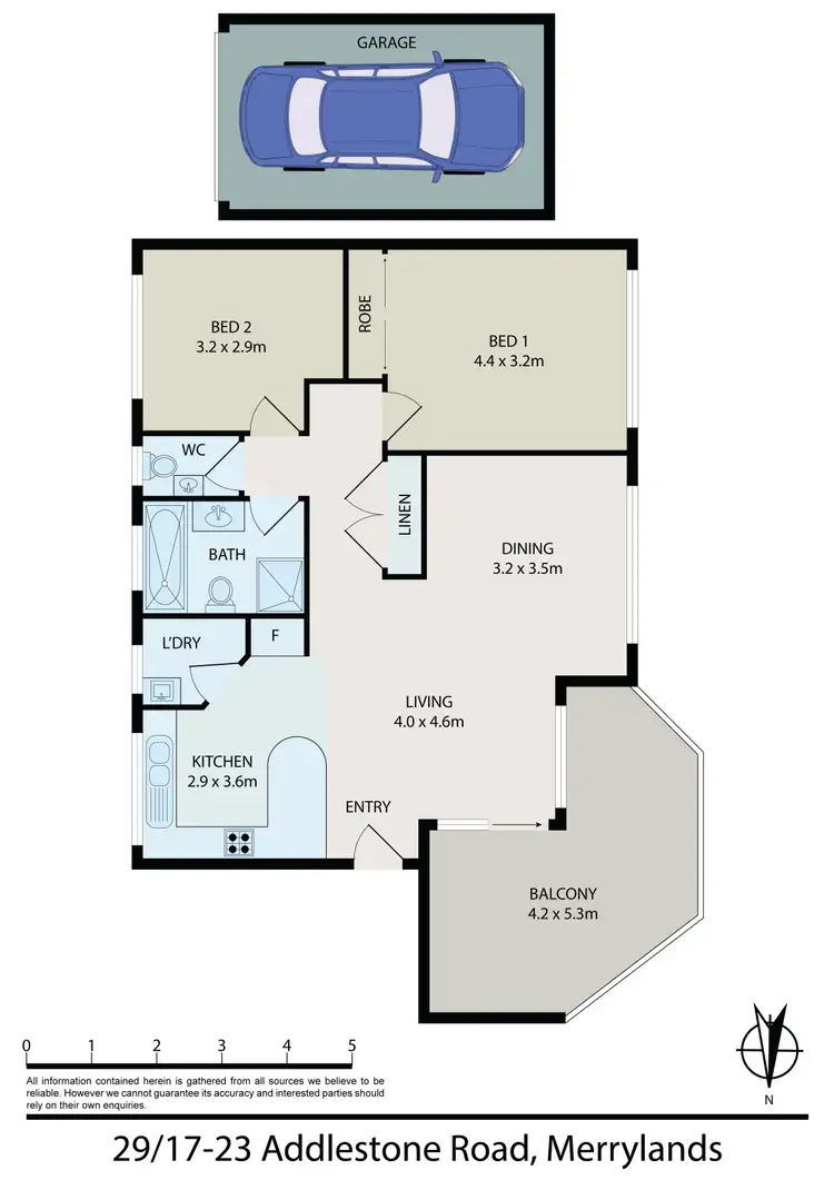 Floorplan of Homely apartment listing, 29/17-23 Addlestone Road, Merrylands NSW 2160