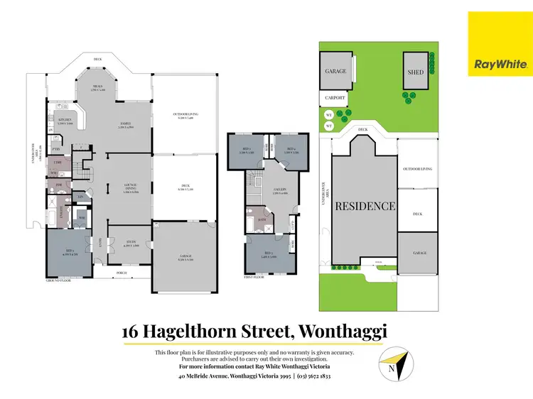 Floorplan of Homely house listing, 16 Hagelthorn Street, Wonthaggi VIC 3995