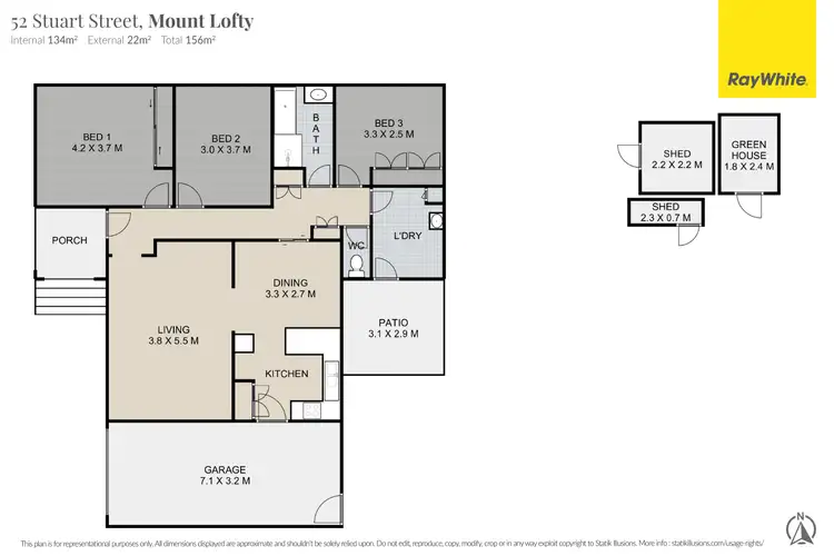 Floorplan of Homely house listing, 52 Stuart Street, Mount Lofty QLD 4350