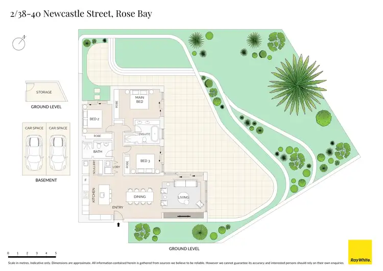 Floorplan of Homely apartment listing, 2/38-40 Newcastle Street, Rose Bay NSW 2029