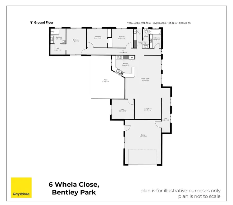 Floorplan of Homely house listing, 6 Whela Close, Bentley Park QLD 4869