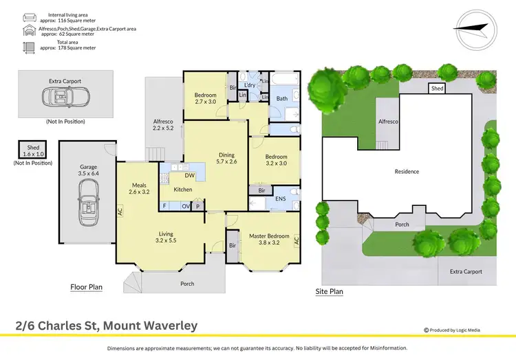 Floorplan of Homely unit listing, 2/6 Charles Street, Mount Waverley VIC 3149