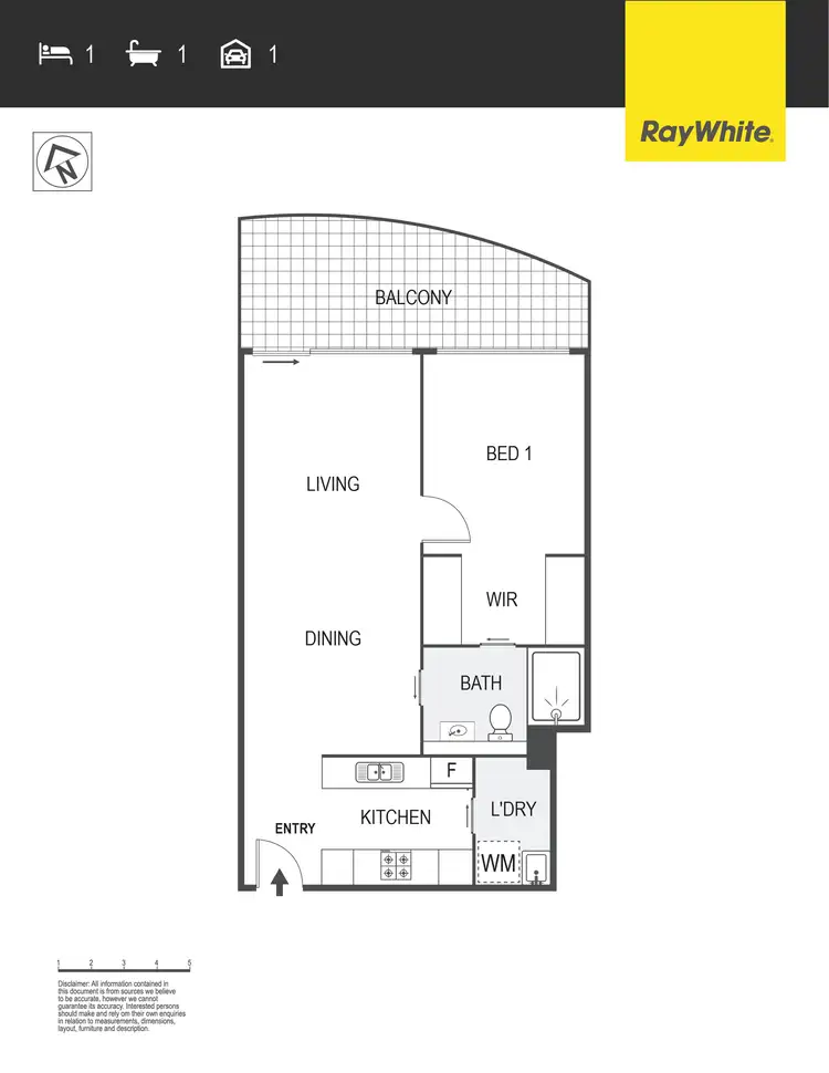 Floorplan of Homely apartment listing, 295/1 Anthony Rolfe Avenue, Gungahlin ACT 2912