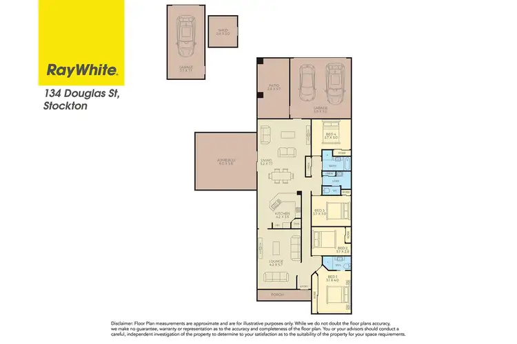 Floorplan of Homely house listing, 134-136 Douglas Street, Stockton NSW 2295