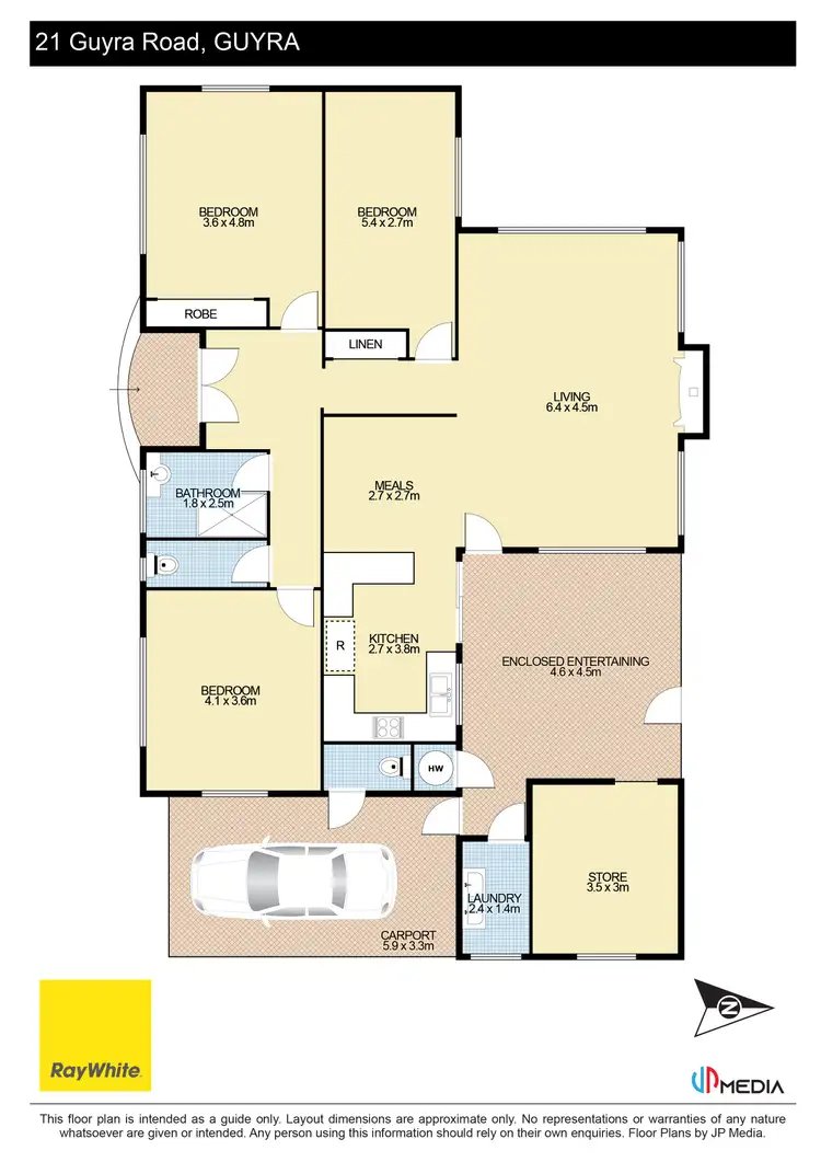 Floorplan of Homely house listing, 21 Guyra Road, Guyra NSW 2365