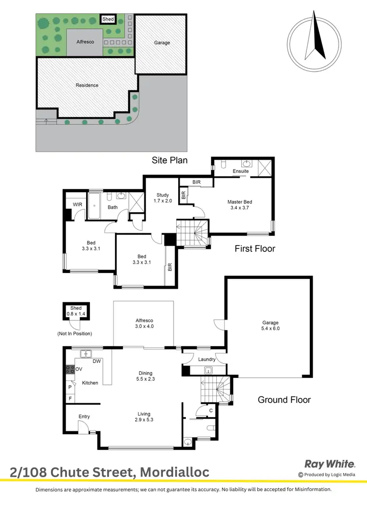 Floorplan of Homely townhouse listing, 2/108 Chute Street, Mordialloc VIC 3195
