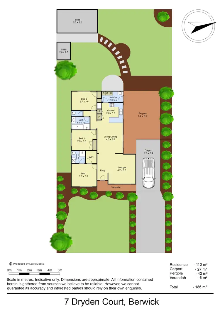 Floorplan of Homely house listing, 7 Dryden Court, Berwick VIC 3806