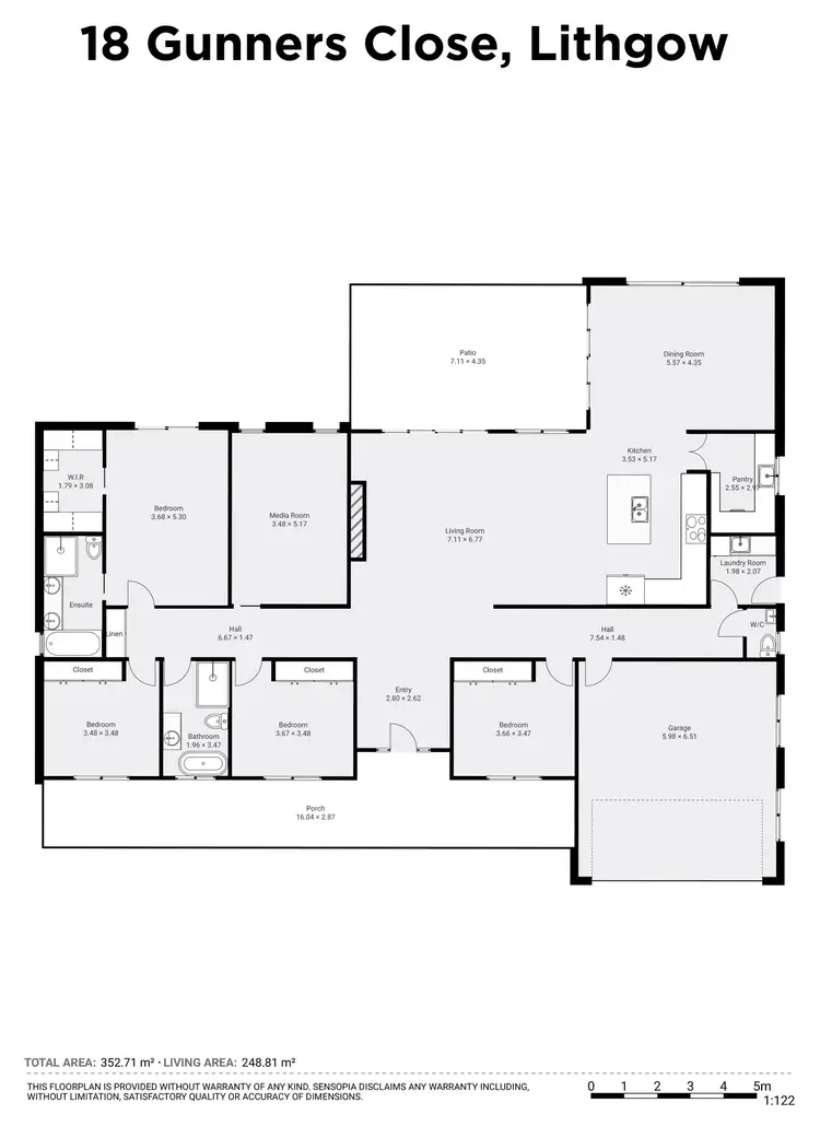 Floorplan of Homely house listing, 18 Gunners Close, South Bowenfels NSW 2790