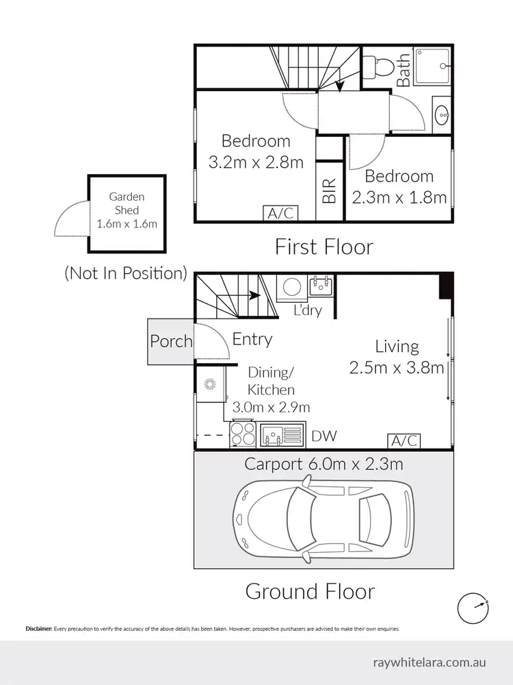 Floorplan of Homely townhouse listing, 4/67 Station Street, Norlane VIC 3214