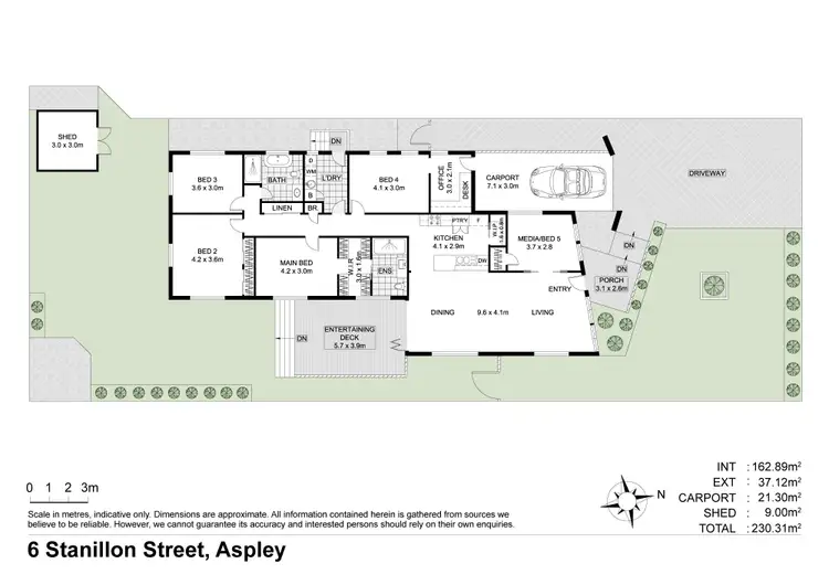 Floorplan of Homely house listing, 6 Stanillon Street, Aspley QLD 4034