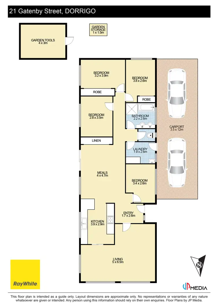 Floorplan of Homely house listing, 21 Gatenby Street, Dorrigo NSW 2453