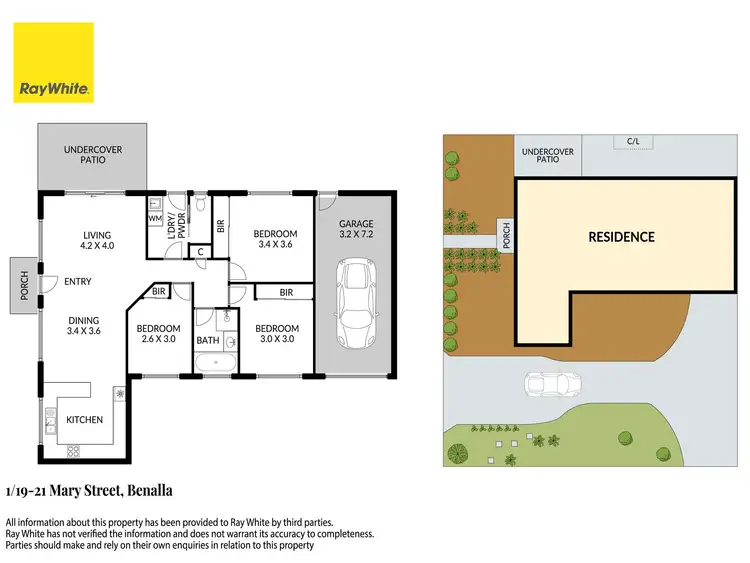 Floorplan of Homely house listing, 1/19-21 Mary Street, Benalla VIC 3672