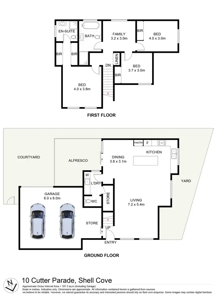 Floorplan of Homely house listing, 10 Cutter Parade, Shell Cove NSW 2529