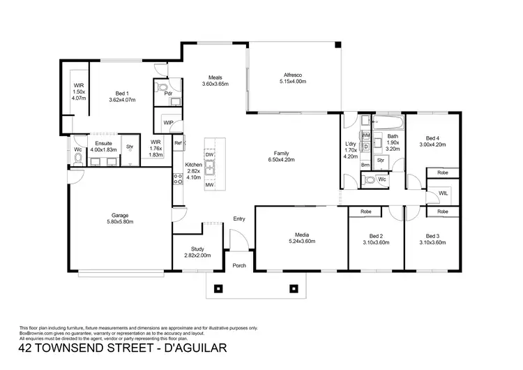 Floorplan of Homely house listing, 42 Townsend Street, D'aguilar QLD 4514