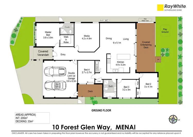 Floorplan of Homely house listing, 10 Forest Glen Way, Menai NSW 2234