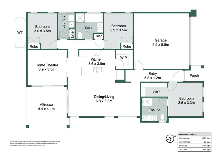 Floorplan of Homely house listing, 12 Burleigh Crescent, Woolgoolga NSW 2456
