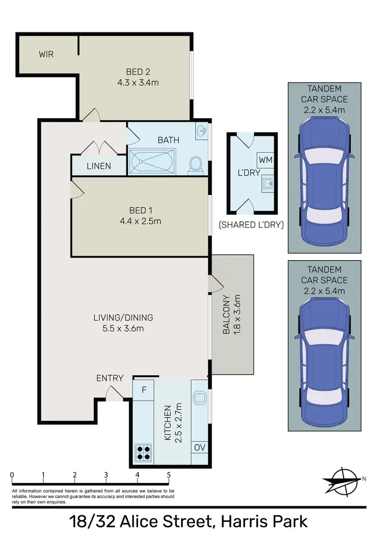 Floorplan of Homely unit listing, 18/32 Alice Street, Harris Park NSW 2150