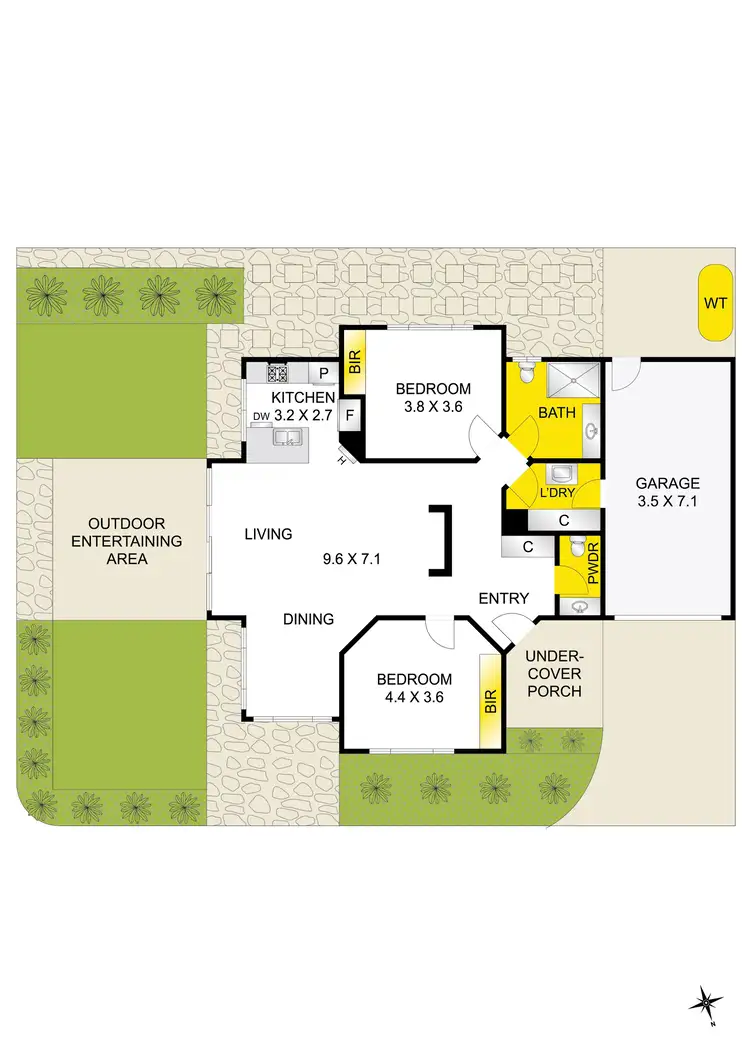 Floorplan of Homely unit listing, 5/52 Torquay Road, Belmont VIC 3216