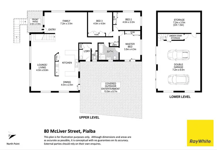 Floorplan of Homely house listing, 80 McLiver Street, Pialba QLD 4655