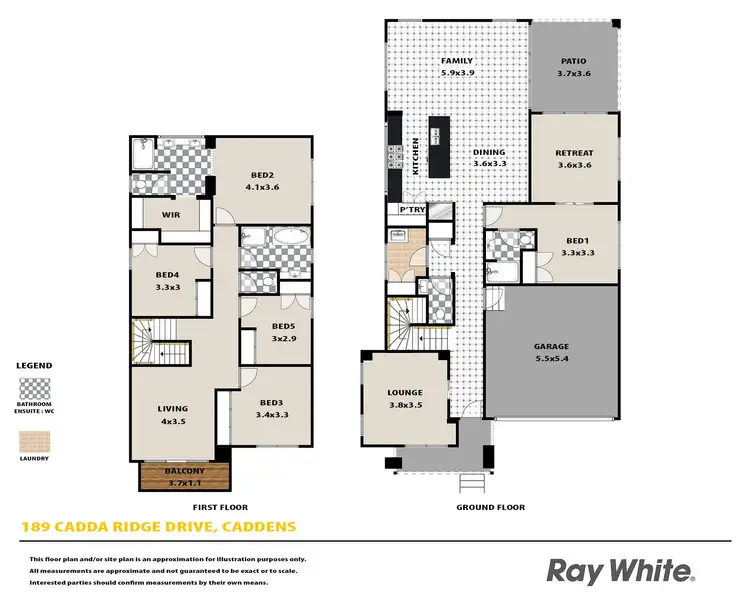 Floorplan of Homely house listing, 189 Cadda Ridge Drive, Caddens NSW 2747