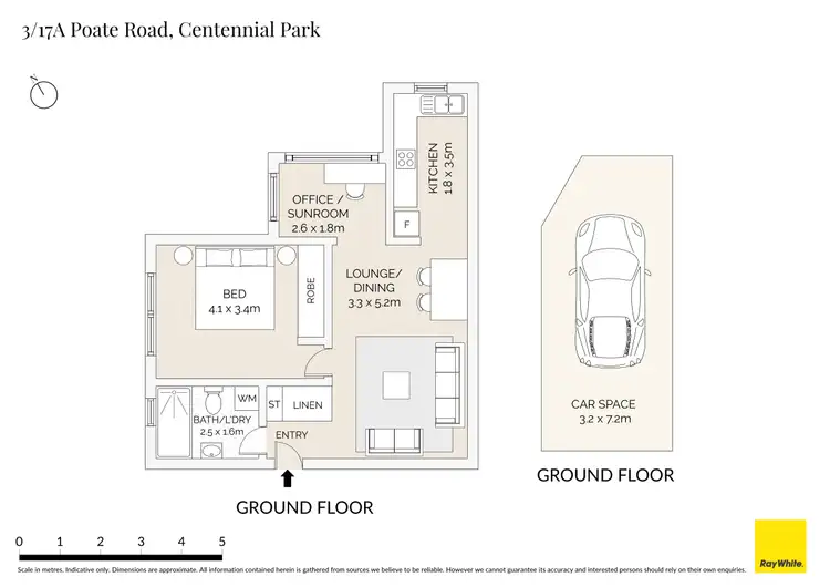 Floorplan of Homely apartment listing, 3/17A Poate Road, Centennial Park NSW 2021
