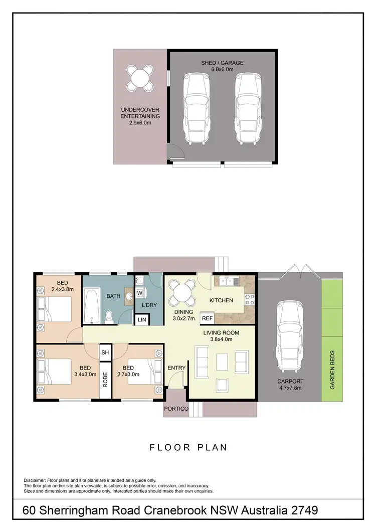 Floorplan of Homely house listing, 60 Sherringham Road, Cranebrook NSW 2749