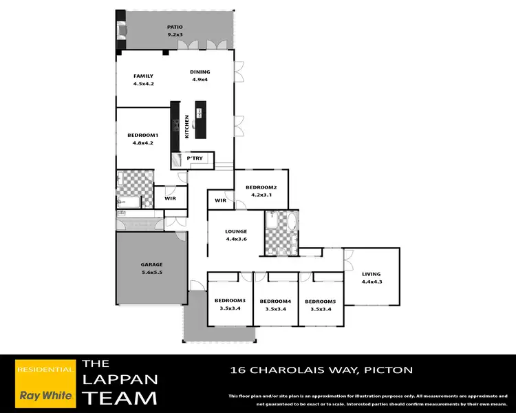 Floorplan of Homely house listing, 16 Charolais Way, Picton NSW 2571
