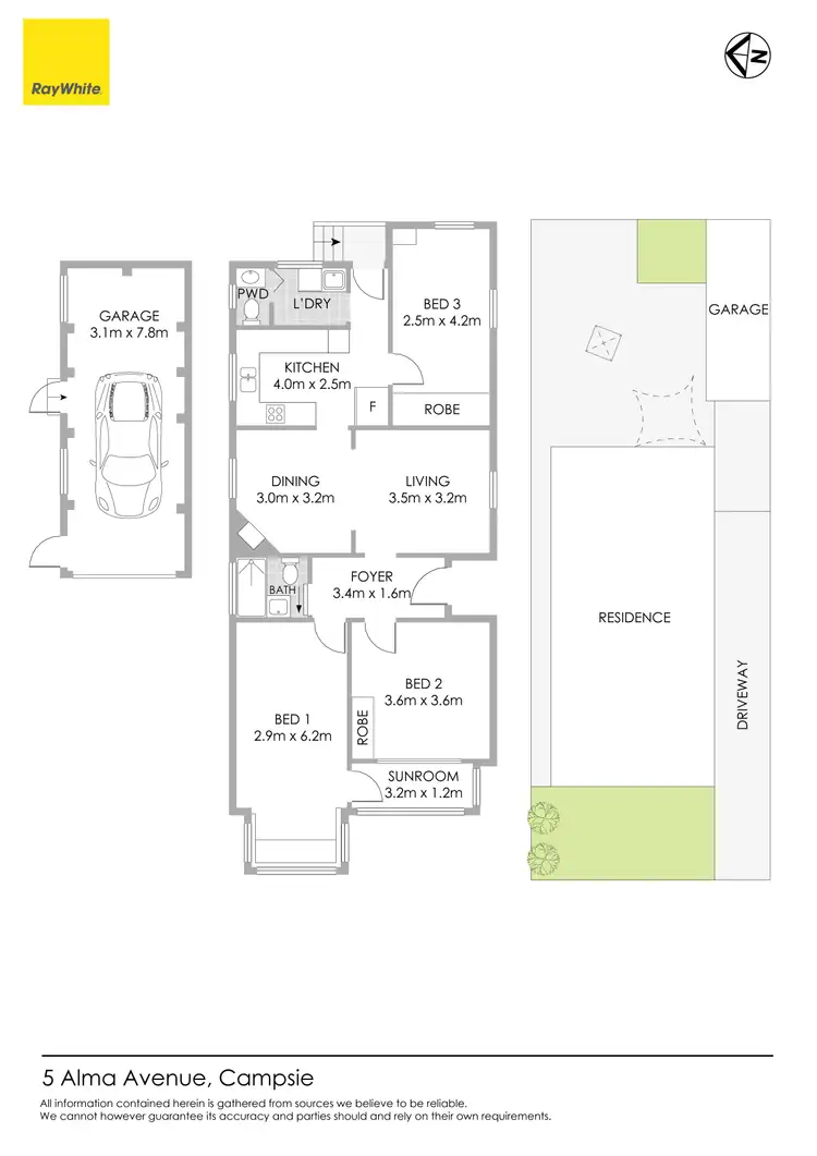 Floorplan of Homely house listing, 5 Alma Avenue, Campsie NSW 2194