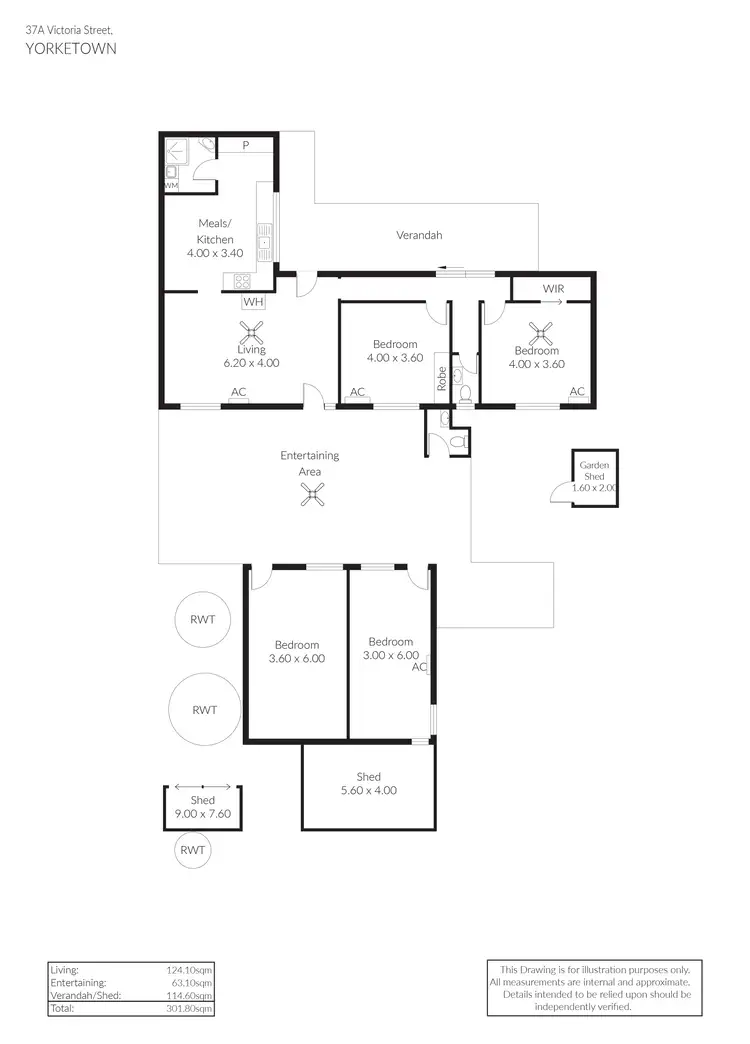 Floorplan of Homely house listing, 37A Victoria Street, Yorketown SA 5576