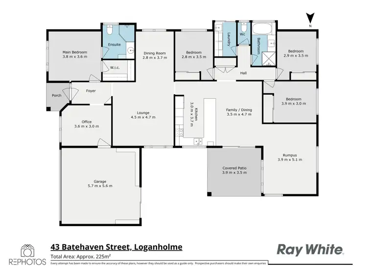 Floorplan of Homely house listing, 43 Batehaven Street, Loganholme QLD 4129