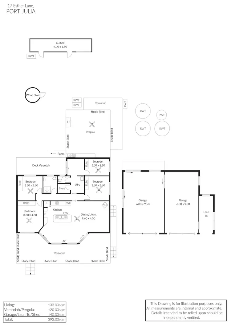 Floorplan of Homely house listing, 17 Esther Lane, Port Julia SA 5580