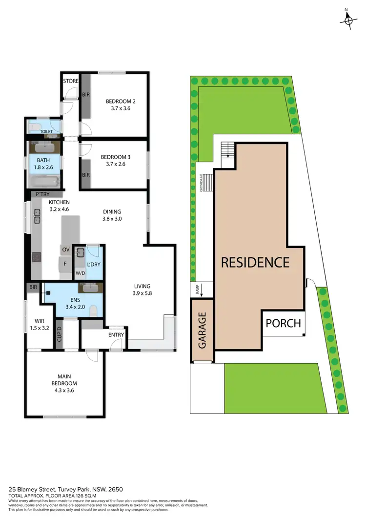 Floorplan of Homely house listing, 25 Blamey Street, Turvey Park NSW 2650
