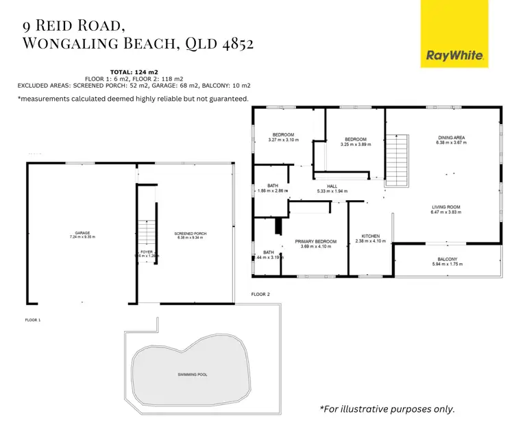 Floorplan of Homely house listing, 9 REID Road, Wongaling Beach QLD 4852