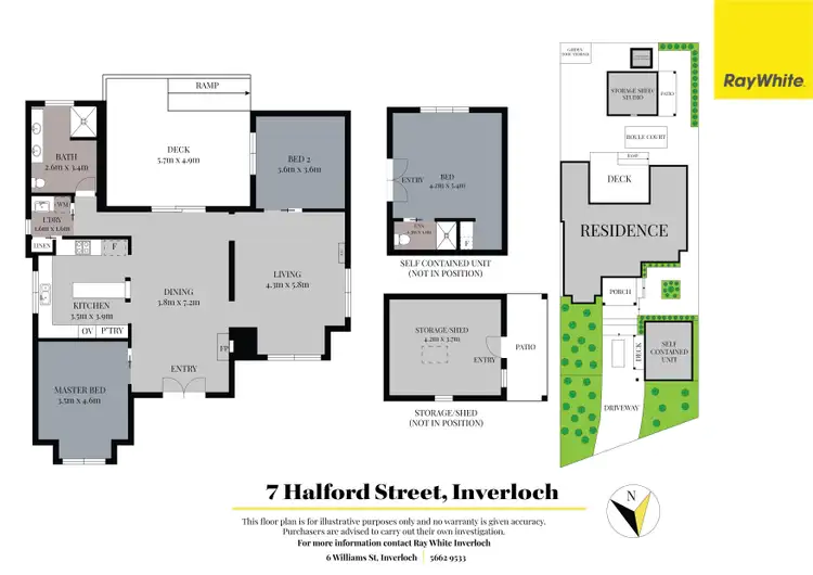 Floorplan of Homely house listing, 7 Halford Street, Inverloch VIC 3996