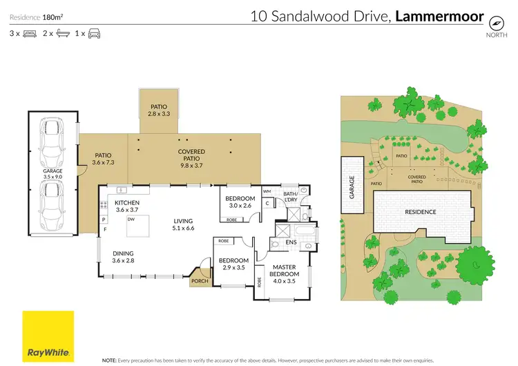 Floorplan of Homely house listing, 10 Sandalwood Drive, Lammermoor QLD 4703