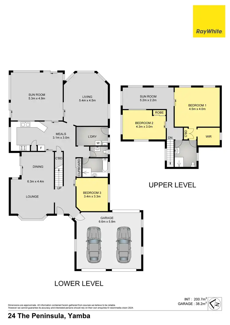 Floorplan of Homely house listing, 24 The Peninsula, Yamba NSW 2464
