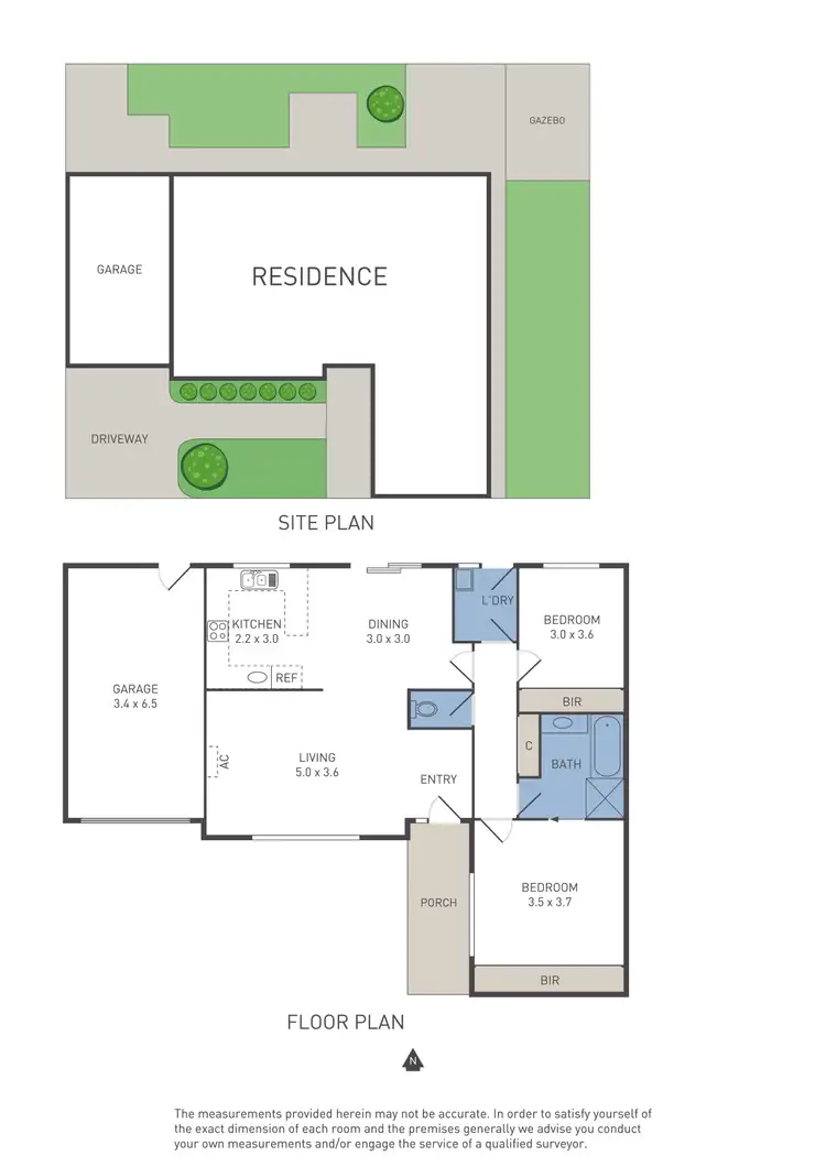 Floorplan of Homely unit listing, 6 The Glades, Hoppers Crossing VIC 3029