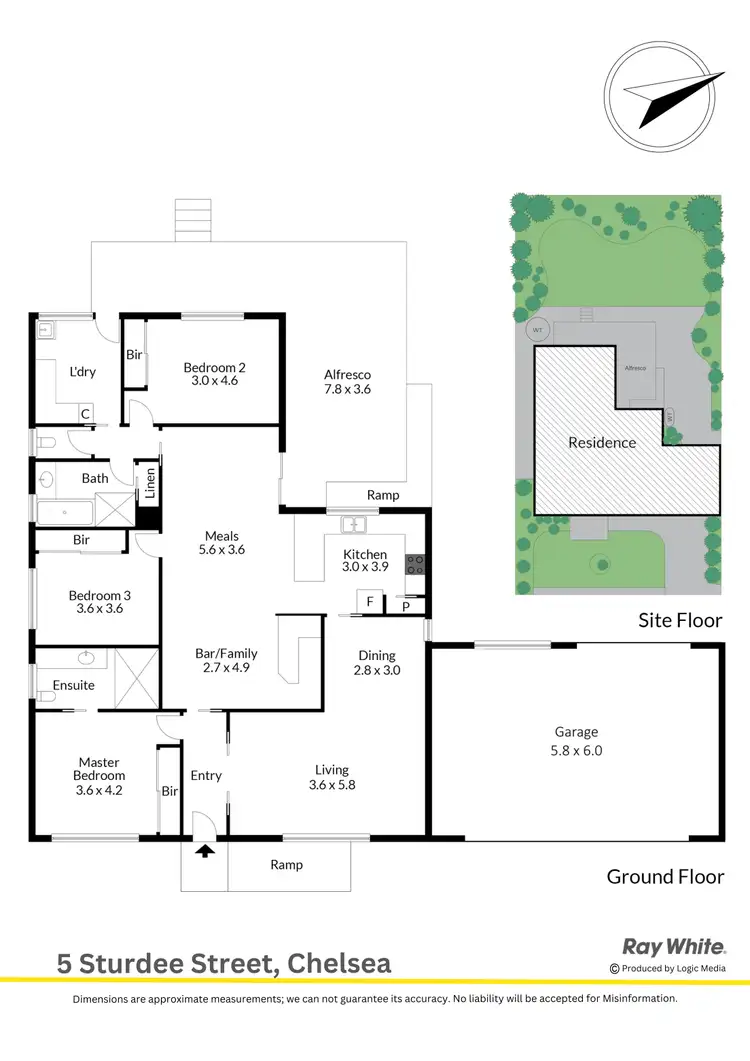 Floorplan of Homely house listing, 5 Sturdee Street, Chelsea VIC 3196