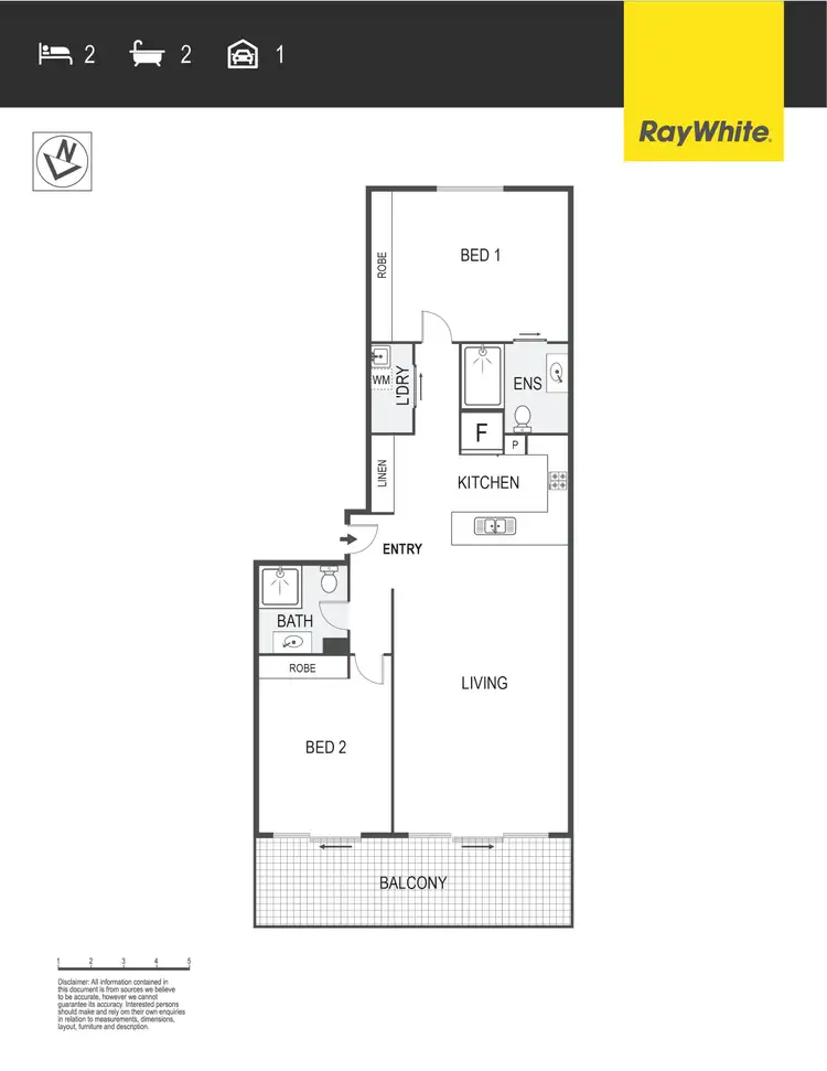Floorplan of Homely apartment listing, 3/31 Thynne Street, Bruce ACT 2617
