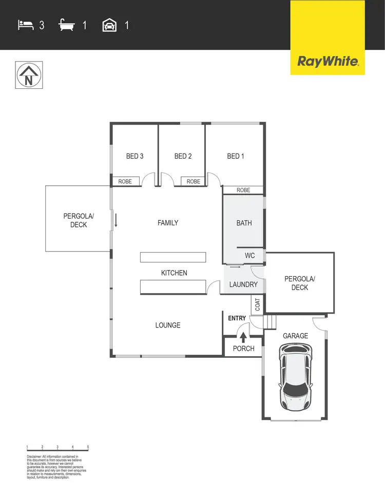 Floorplan of Homely house listing, 107 Diamantina Crescent, Kaleen ACT 2617