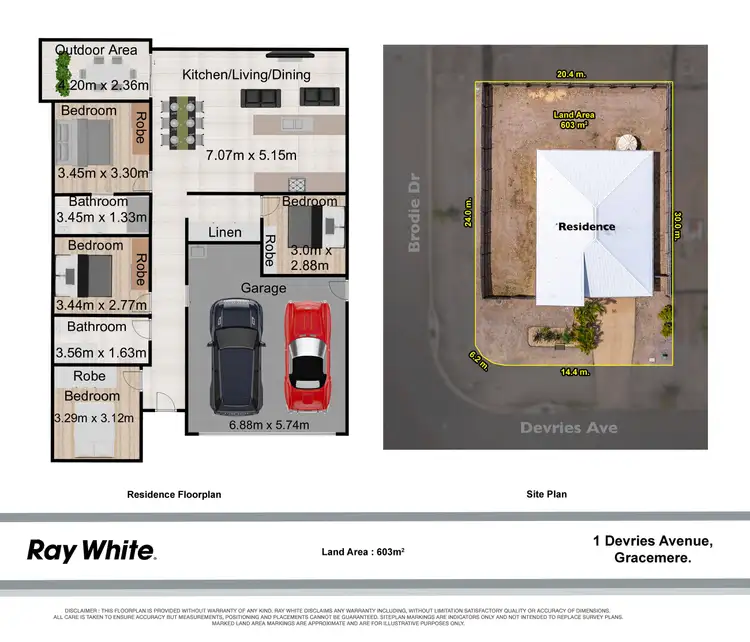 Floorplan of Homely house listing, 1 Devries Avenue, Gracemere QLD 4702