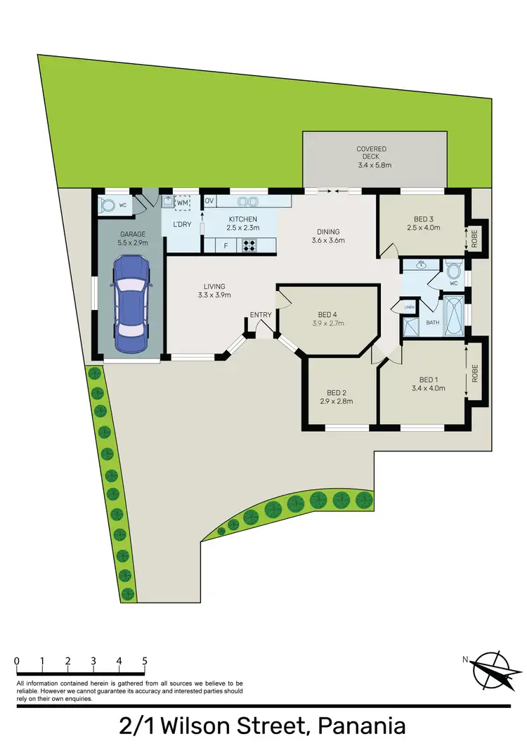 Floorplan of Homely house listing, 2/1 Wilson Street, Panania NSW 2213