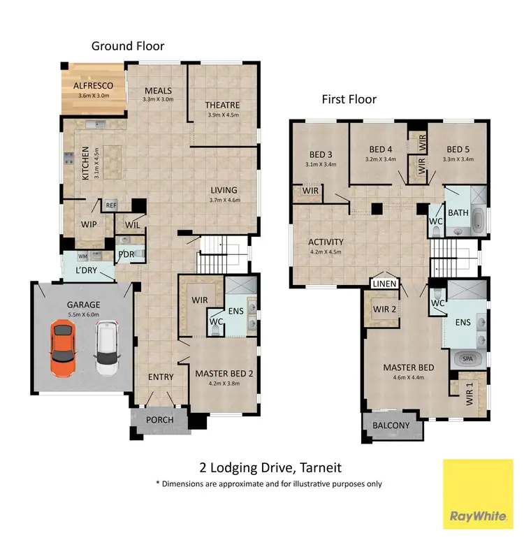 Floorplan of Homely house listing, 2 Lodging Drive, Tarneit VIC 3029