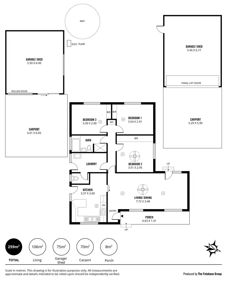 Floorplan of Homely house listing, 6 Cimaron Close, Morphett Vale SA 5162