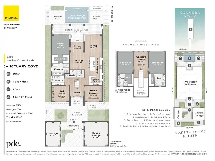 Floorplan of Homely house listing, 5256 Marine Drive North, Sanctuary Cove QLD 4212