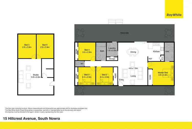 Floorplan of Homely house listing, 15 Hillcrest Avenue, South Nowra NSW 2541
