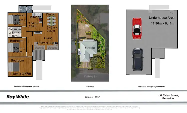 Floorplan of Homely house listing, 127 Talbot Street, Berserker QLD 4701