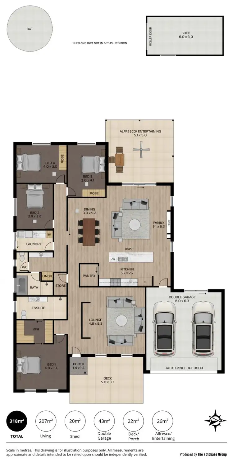 Floorplan of Homely house listing, 41 Hampden Way, Strathalbyn SA 5255