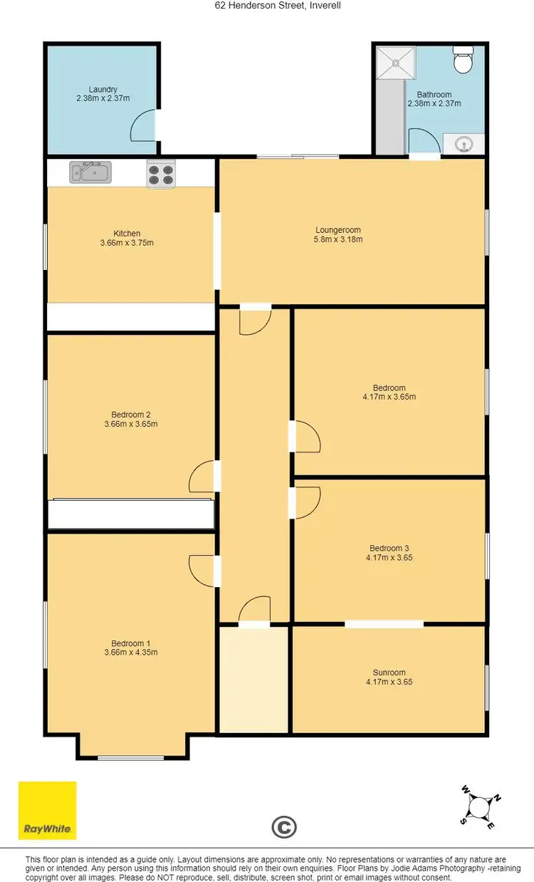 Floorplan of Homely house listing, 62 Henderson Street, Inverell NSW 2360